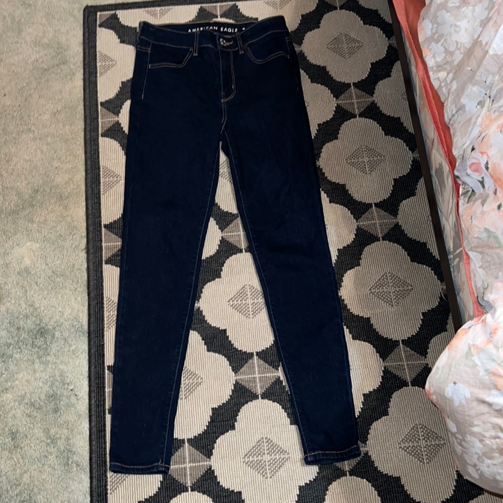 AE dark wash jeans